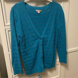 Merona 3/4 Button Down Knit Cardigan